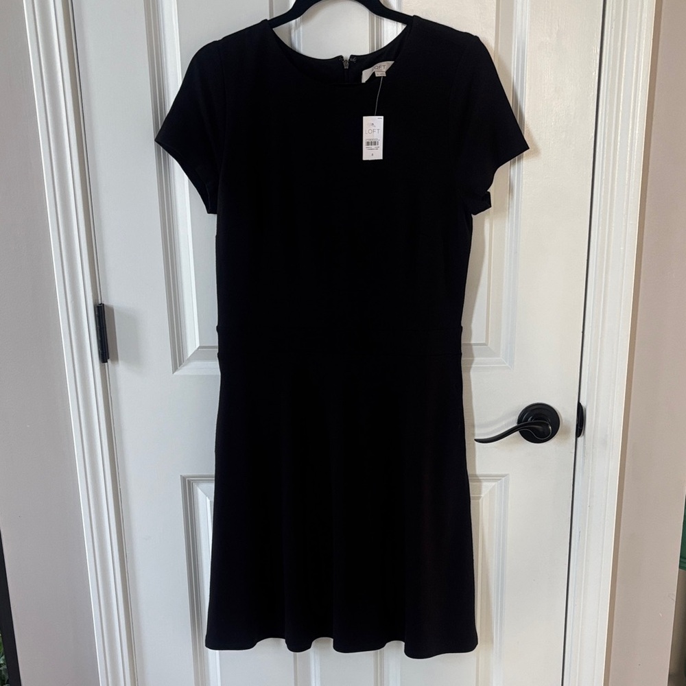 LOFT Black Mini Dress